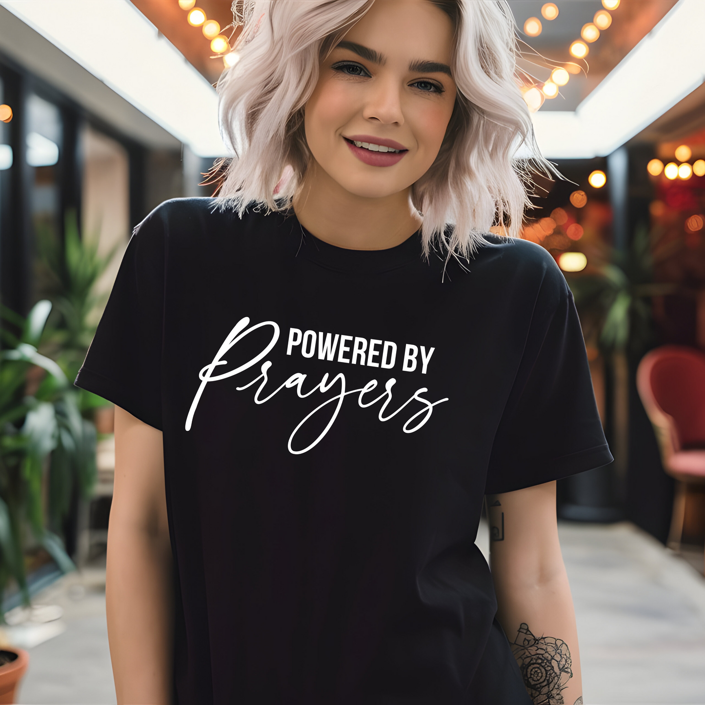 Powered by Prayers T-Shirt